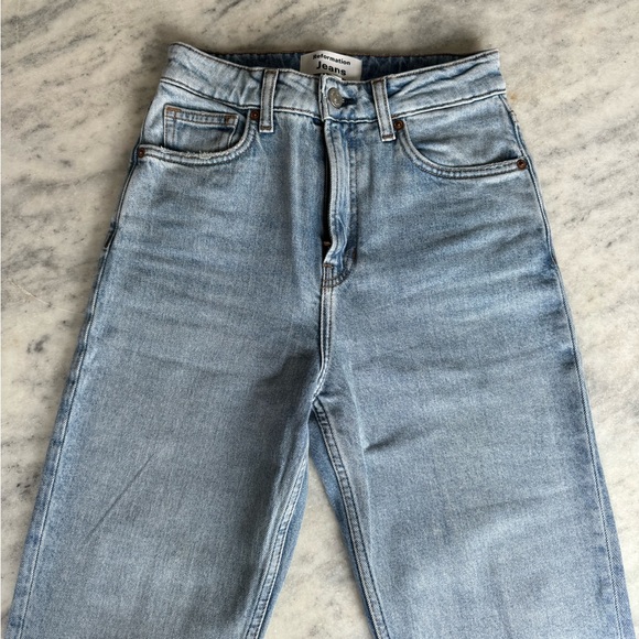 Reformation Liza Ultra High Rise Straight Jeans - Picture 4 of 6